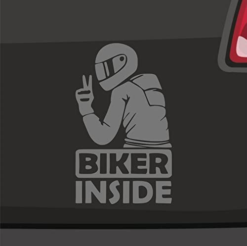 Generisch Biker Inside Respekt -6 Größen 21 Farben- Aufkleber Motorrad Sticker Peace Biken