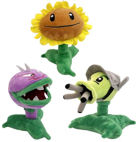 Dyharnsty Plants vs Zombies - Juguete de peluche Ra Zombie, figura suave, juguetes de plantas contra zombies, PVZ de peluche Sun Zombie 1 2 juegos (Ra Zombie)