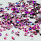 15g Bag of Mixed 3mm-18mm Flat Back Iridescent Rhinestone Gems in a Variety of Shapes and Sizes (A8. Hot Pink)