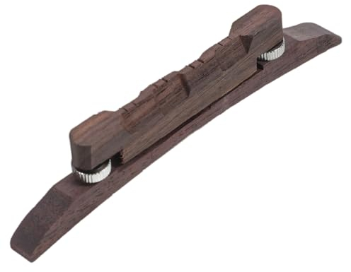 Vaguelly Mandolinensteg Mandolinenbrücke Palisander Mandolinenzubehör Ersatzteil für Mandoline Langlebig Glatte Verarbeitung Praktischer Untersteg für Musikinstrumente