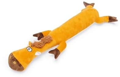 Karlie Funny Pferd, Hundespielzeug, Plüsch, Braun, 50x20x7 cm