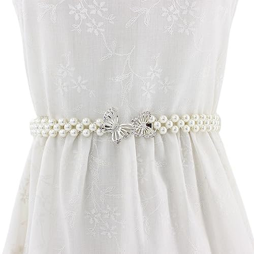 FAIRYGATE Gürtel Kettengürtel Perle Gürtel für Frauen Schärpen Hochzeit Braut Sexy Brautjungfer Kleid Mädchen Taille Kette Dekorative DA6510