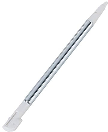 Stylet rétractable en métal Generic pour DSi XL NDSi LL, blanc, contrôle précis pour jeux vidéo