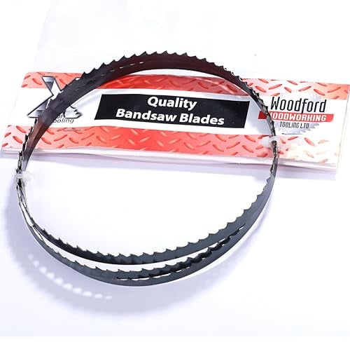 Xcalibur Tooling 1400mm x 3/8 x 24 TPI Bandsaw Blade – 10mm Wide Fine Tooth Band Saw Blade for Charnwood W711, BB02, Scheppach HBS20 & Fox F28-182 – Precision Wood & MDF Cutting Blade