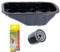 BESTPRICE 1x Ölwanne inkl. Ölablassschraube, 1x SIKO HT Dichtstoff, 1x Ölfilter Kompatibel mit RENAULT CLIO I (B/C57_, 5/357_) (SB0/1/2_), KANGOO (KC0/1_) (FC0/1_), TWINGO I (C06_)