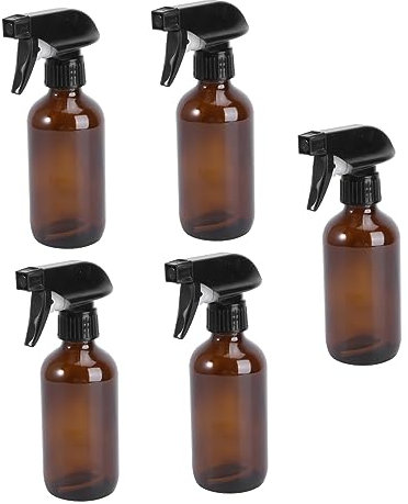 Angoily 5pièces Bouteilles Vaporisateurs Verre Rechargeables Pour Eau Et Plantes Flacons Pulvérisateurs Étanches Et Pratiques