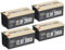 Power Queen 4-Pack 12,8V 200Ah Plus LiFePO4 Batterie, 200A BMS 4000-15000 Zyklen, 2560W Ladeleistung, Perfekter Ersatz für Blei-Säure, SLA, AGM, Gel Batterie-4 Pack