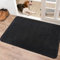 COSY HOMEER Fussmatte Innen 60 x 90 cm, Weich Saugfähig und Schmutzabweisend Fußmatte rutschfest, Niedriges Profil Schmutzfangmatte Maschinenwaschbar für Hintertür, Eingang, Flur, Küche, Schwarz