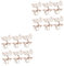Garneck 12 STK Elch Serviettenringe Elch-servietten-Dekorationen Elch Ringe Elch Modellieren Serviettenringe Elch Thema Serviettenringe Esstisch Elchringe Rentier Serviettenringe Legierung