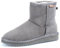 Grand DowunUnder - Stivaletti da 15,2 cm, in pelle di pecora di alta qualità, classici, unisex, Grigio, 39 EU