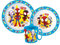 Spiderman Cartoon Character Dinner Tableware Set 3pcs Plate, Bowl & Mug, BPA Free re-usable Plastic Microwave Safe (Spiderman 1)