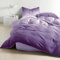 Soifox Bettwäsche 140x200 Lavendel - Bettgarnitur Bettwäsche Sets Microfaser Bettbezug 140 x 200cm mit Kissenbezug Bügelfrei & Knitterfrei Modern Deckenbezug mit Reißverschluss