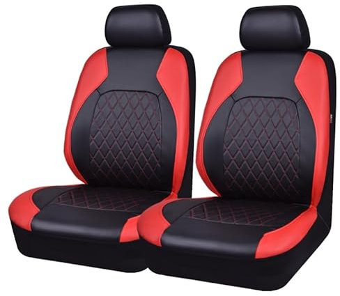 Auto-Sitzbezug Komplettset, für Dacia Sandero Stepway 3.Gen 2.Gen 2012-2016 2017 -2022 2023 2024 2025 PU Leder Auto-Schonbezüge die Vordersitze Rückbank Autositzbezüge Set Auto-Zubehör Innenraum