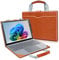 SSS·GRGB Sleeve Case for 13.8-Inch Microsoft Surface Laptop 7 (Model: 2036) and 13.5-Inch Surface Laptop 6/5/4/3/2 (Models: 1951/1868/1958/1950/1867/1769) with Carrying Strap, Pocket and Pen, Brown