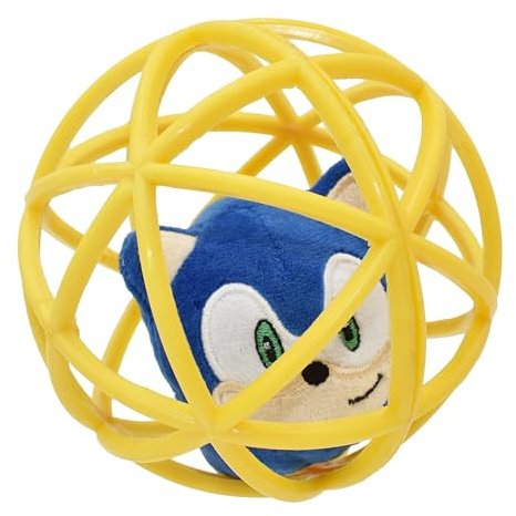 Multipet Sonic Cage Ball with Bell Cat Toy
