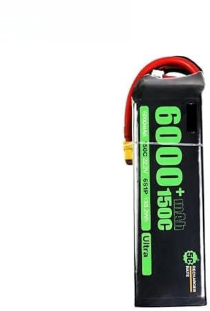 SHANGYG For 6000mAh 6S 22.2V 150C XT60 LiPo Battery for RC for Quadcopter Helicopter for FPV Racing Drone Spare Parts 6s Rechargeable