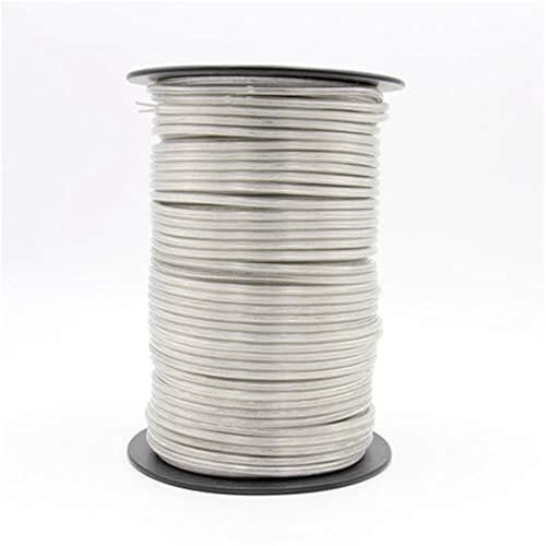 Cable eléctrico PVC transparente, 2/3 conductores, Certificado, Flexible para iluminación - 2m a 20m(3-core,10m)