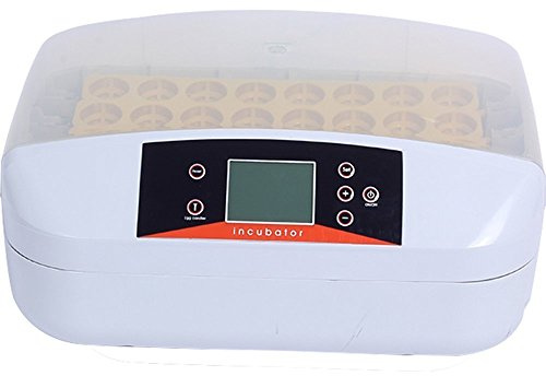 ele ELEOPTION Eier Inkubator 32 Stücke Automatische Brutmaschine Brutkasten Brutapparat 220V Hühner LCD Temperaturanzeige (32 Eier Inkubatoren)