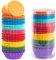 Muffinförmchen Papier 400 Stück Muffins Papierförmchen Cupcake Förmchen Muffin Förmchen Papier 5cm Regenbogen Deko Muffinform Backbecher für Deko Cupcake Hochzeit, Party, Geburtstag, Feier