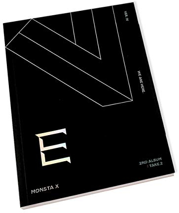 MONSTA X 2nd Album : TAKE.2 - We Are Here [ IV ver. ] CD + Photobook + Photocards + FREE GIFT/K-pop Sealed