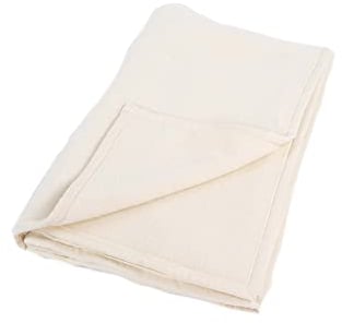 Ritter Decken Perulama Alpaka Decke 150 x 220 cm – Weiß - Hochwertige Naturhaardecke aus 80% Baby-Alpaka & 20% Schurwolle – Made in Germany