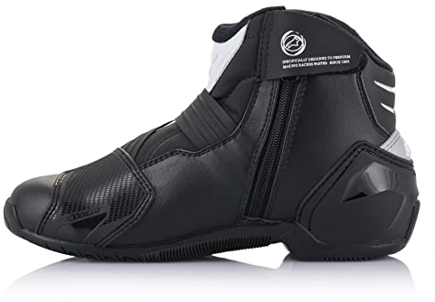 Alpinestars SM-1 R V2 Scarpe da moto Nero/Bianco 48