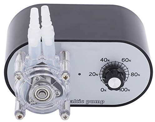 Bomba peristáltica 114-500 Ml/Min AC 100-240V Bomba de líquido peristáltico Bomba peristáltica de alto flujo de cabeza única para experimentos (EU Plug)