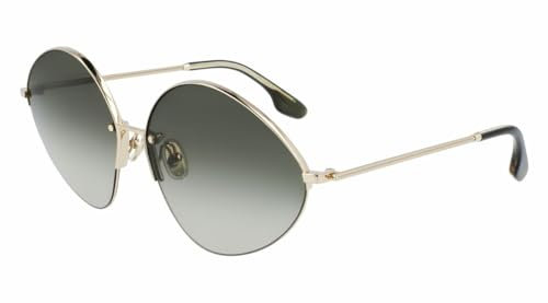Victoria Beckham Unisex VB220S 45977 Sunglasses, 713 Gold sage, 64