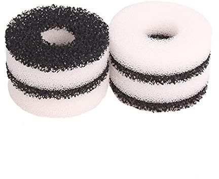 INGVIEE Compatible Cartouche Filtrante Service Kit pour Biorb Aquarium (4X Mousse, 4X Anneau de Charbon Actif)