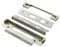 Rebate Kit for BS Lever Sash Locks - for Double Doors - 13mm - Satin Steel