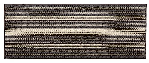 JVL Hubble Machine Washable Latex Backed Runner Doormat, 57x150cm, Dusk