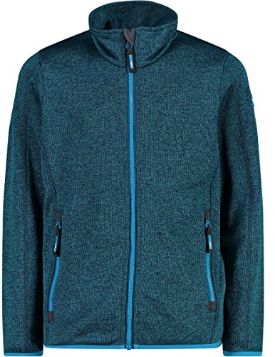 CMP Kinder Boys Knittech Jacke, deep lake-antracite, 140