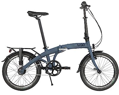 U.GO Unisex-Adult Dare U•GO i7 Folding Bike 20 Klappräder, Blue, Uni