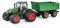 Amewi 22635 RC-Traktor mit Kippanhänger, Licht & Sound, 1:24 RTR grün