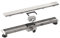 Duschrinne 90 cm Befliesbar komplettset 2in1 | Ablaufrinne für Badezimmer | Premium Edelstahl SU 316 komplettset | Siphon mit Geruchsstop und Haarsieb