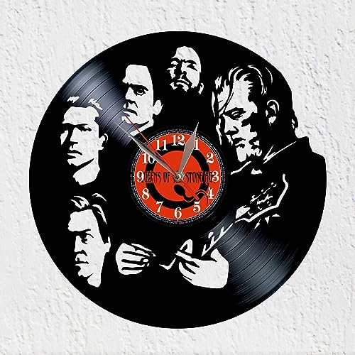 VINY WOODY Band Stoner Rock Schallplattenuhr Musik Rock Alternative Desert Rock Wanddekoration originelles Geschenk