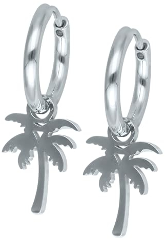 Wildcat Ohrringe Little Palm Tree Hoops Silber onesize
