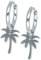 Wildcat Ohrringe Little Palm Tree Hoops Silber onesize