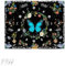HERKINDNESS Tapiz de Mariposa Verde, 150 cm x 100 cm Tapiz de Pared, Tapiz Decorativo Pared de Tela Cepillada, Tapiz Estético para Sala de Estar, Colcha, habitación, Dormitorio