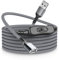 RUXELY Cable USB Tipo A Macho a Hembra con Interruptorde Encendido/Apagado 1M,Cable Extensión USB con Interruptor,USBA ON/OFF Switch Soporte Datos y Carga para tiras LED,Lámpara USB,Ventilador