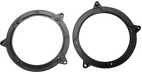 ALPGEN Adaptador de Altavoz del Coche Adaptadores de la Puerta Trasera Delantera Delantero del Kit de los Anillos/Ajuste para BMW 3 Series E46 1999-2006 130mm 5.25