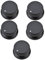 ibasenice 5pcs Aluminium Guitar Control Knob Replacement Knob for Electric Guitar Volume and Tone High Compatibility Standard Pots