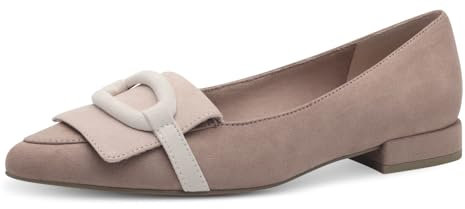 MARCO TOZZI Damen Slipper 2-24204-44, Mocassino Donna, Nude Comb, 37 EU