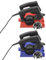 WooDerson Elektrische Wandhobelmaschine 1300W 220V, Hobelbreite 15cm, Hobeltiefe 1-4mm, 21 Klingen, Länge Des Netzkabels 3m, Wandschleifer Für Spachtelmasse Tünche Stuckwänden usw (Schwarz+Rot)