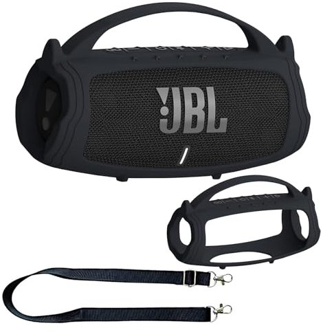 BCWEGION Silicone Protective Case & Carrying Case for JBL Charge 4 / Charge 5 Portable Bluetooth Speaker Accessory Case for JBL Charge 5 / Charge 4 Bluetooth Speaker