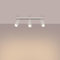 SOLLUX lighting RING Moderne Deckenleuchte - Vielseitige Leuchte - GU10, 10W LED, ~230V, 50Hz, IP20 - Leuchtmittel nicht inbegriffen - 3x Lichtquelle - 6x45x17cm, Beige