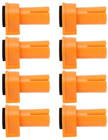 Holzbearbeitungsbankhundklemme, 8 -Pack -Bench -Hunde, Bankklemmen mit Nicht -Slip -Pads, Bankbremseneinsätze, Bankhundstopps, Arbeitsplatzstecke Bremsstopp für MFT -Tische und -Projekte