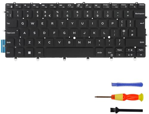 Clavier rétroéclairé pour Dell XPS 13 9370 9360 9380 7390 9305 13-9370 13-9380 05J7MC NSK-EN3BC PK1320C1C21