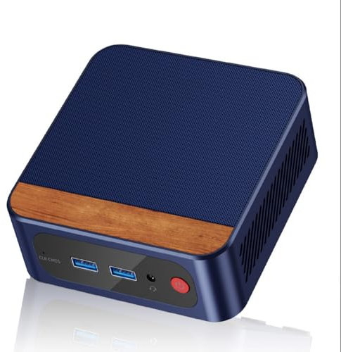 Kueohse Mini PC Twin Lake N100 DDR4 8GB RAM for Win11 Pro WIFI6 BT Desktop Gaming Computer UK Plug