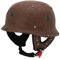 Retrò Elmetto Tedesco Pelle Caschi Cromwell Motociclista Casco ECEDOT Omologato Mezzo Moto Caschi Demi-Jet Con Fibbia Sgancio Rapido Casco A Scodella Universale Uomo Donna 4,XL:61-62CM